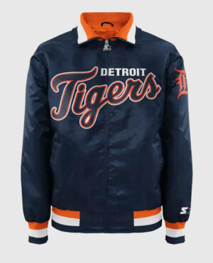 Detroit Tigers Varsity Blue Jacket For Men